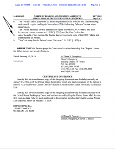 Brian Darnell Chapter 13 Bankruptcy Dismissal Filing Pg 2